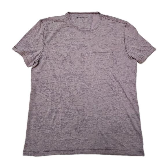 John Varvatos Collection Luxury T Shirt Crew Neck MEN'S Size LARGE Purplish - Picture 1 of 5